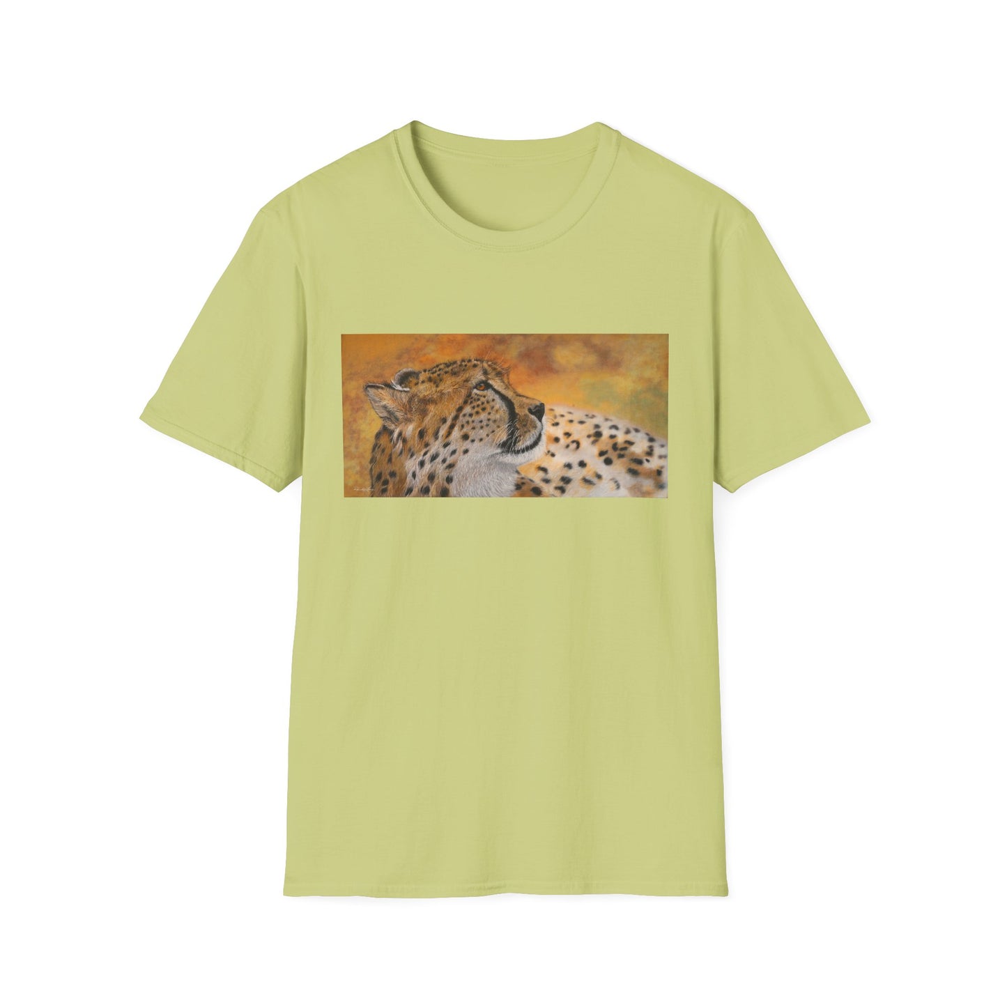 Cheetah Chill, Cheetah Unisex soft T-Shirt