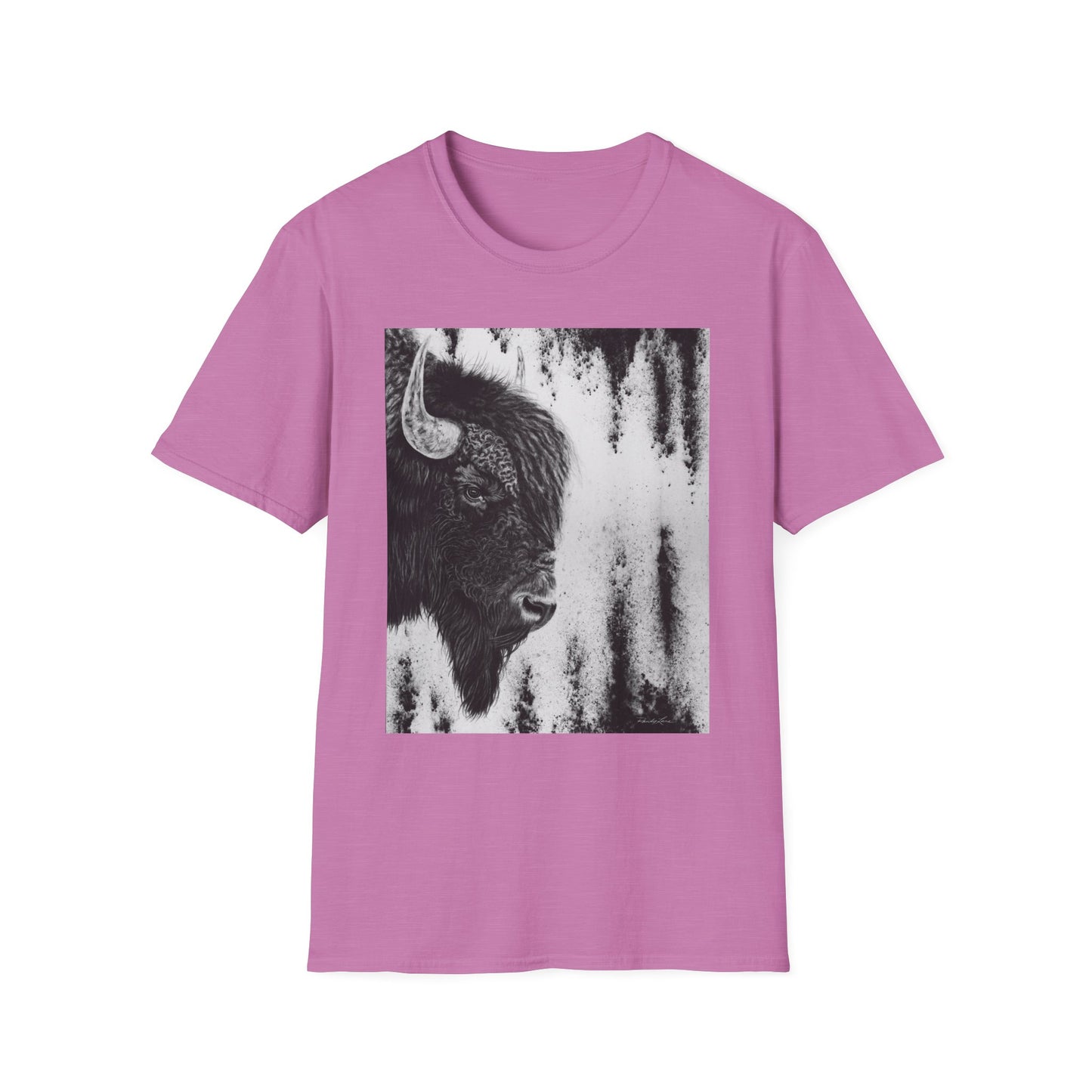Pride, Bison Graphic Tee, Unisex Softstyle T-Shirt