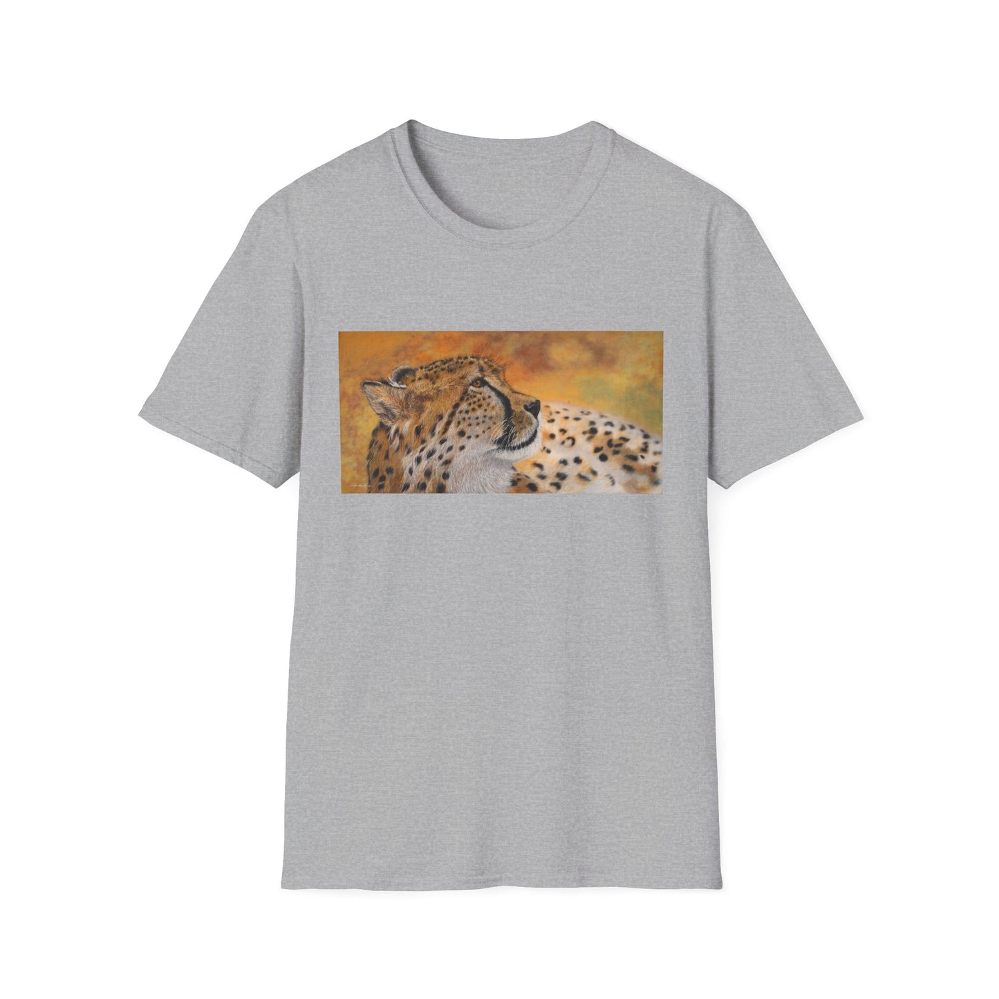 Cheetah Chill, Cheetah Unisex soft T-Shirt
