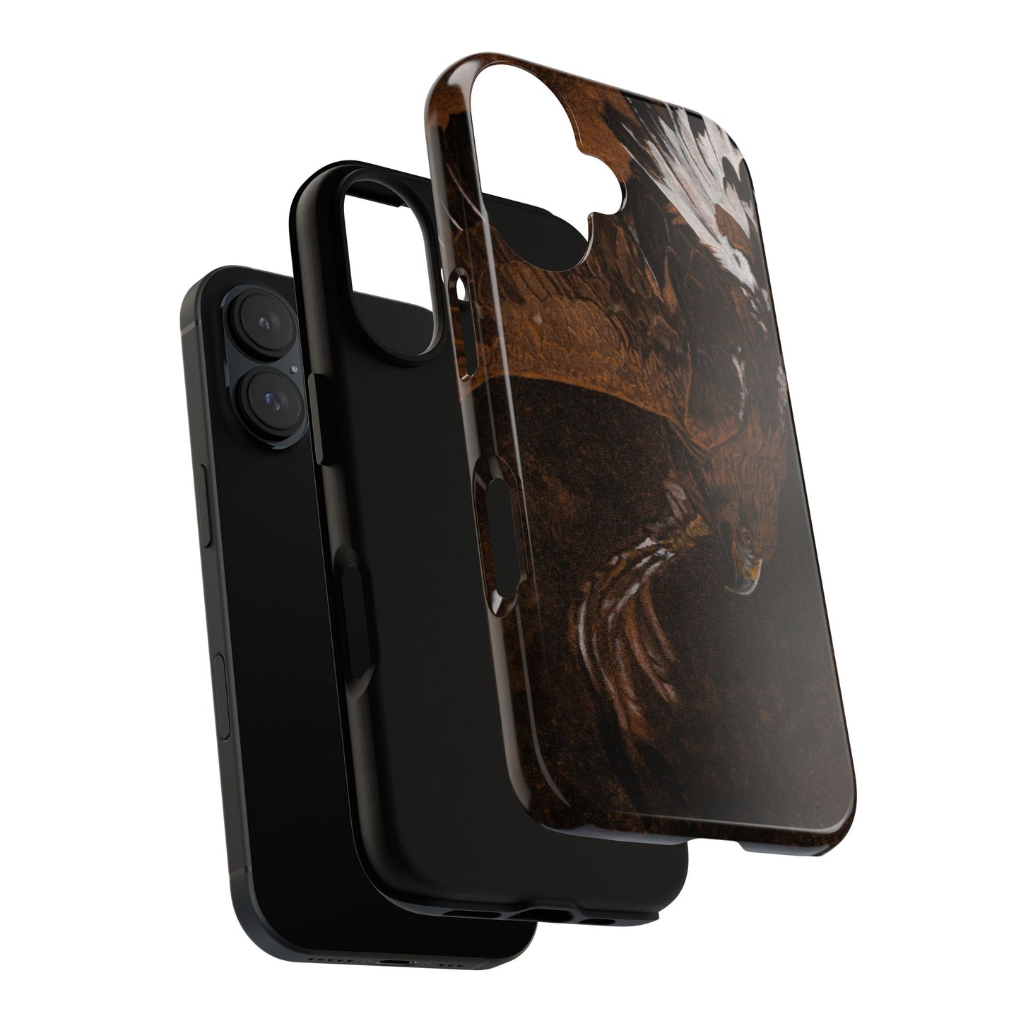 Golden Flight, Eagle Design Phone Case, Tough Cases