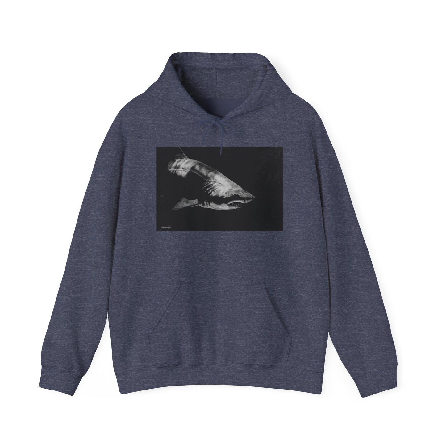Below, Shark theme Unisex Hoodie