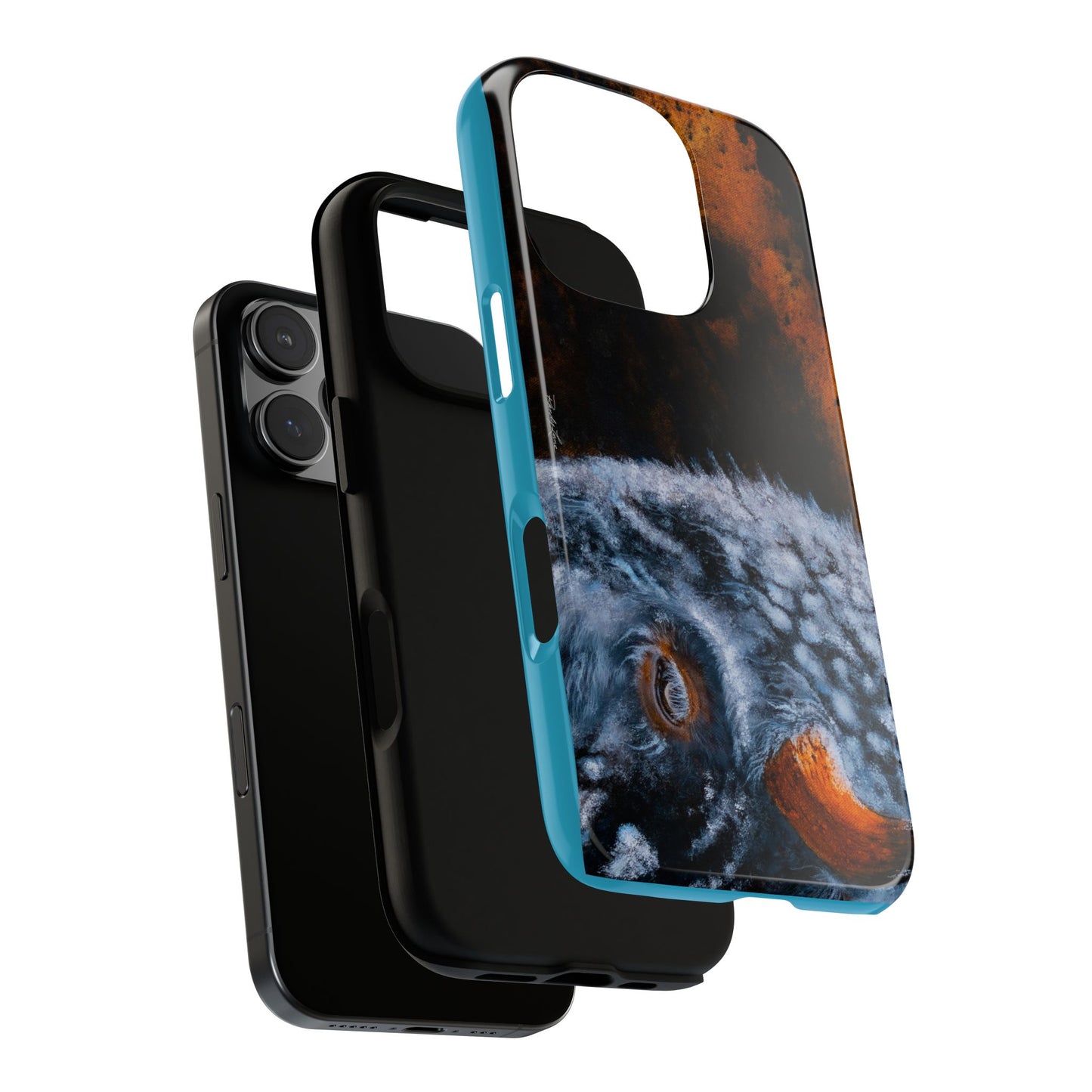 Storm Bison, Artistic Phone Case