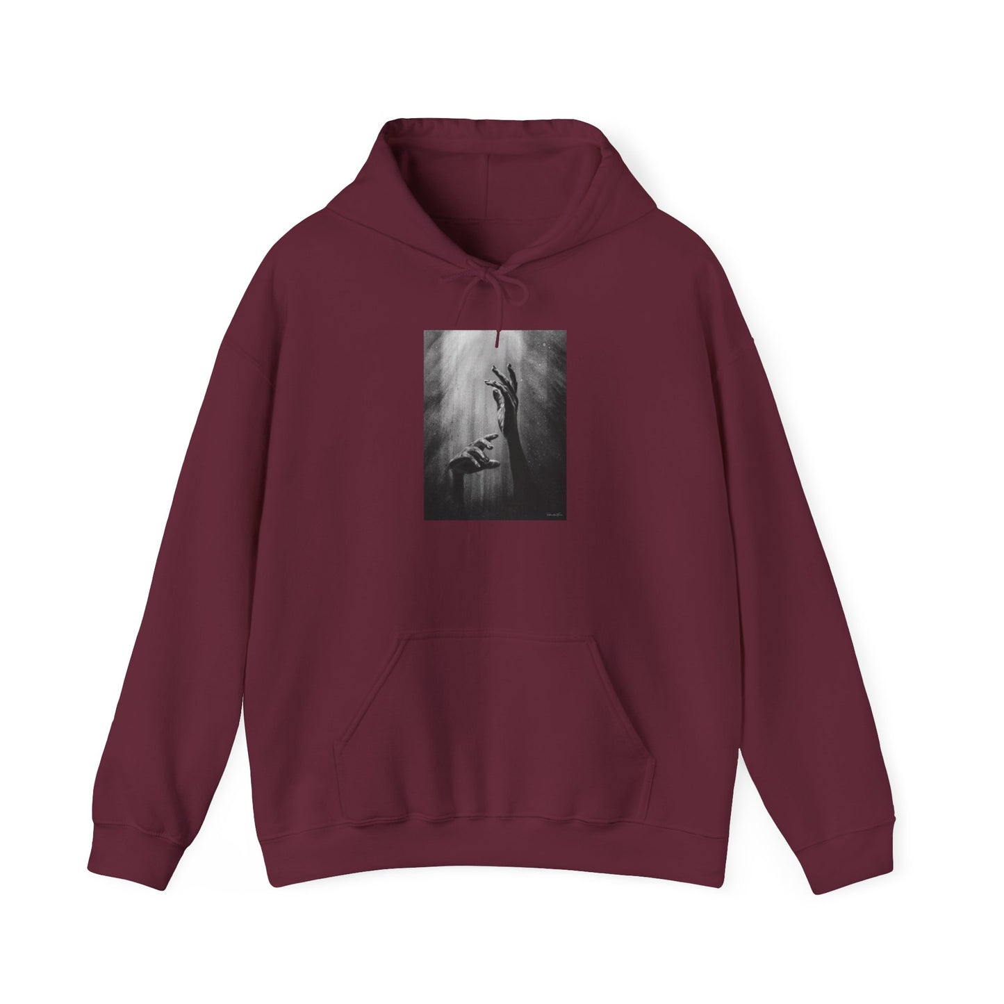 Divine Dance. Artistic Unisex Hooded Sweatshirt