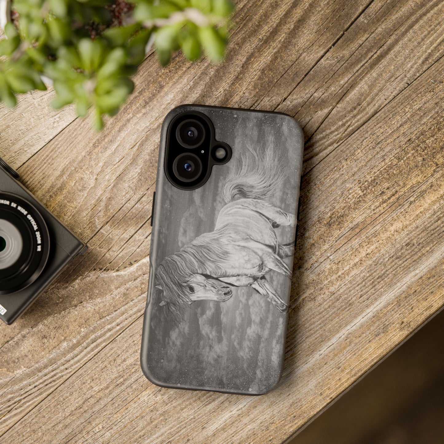 Equine Elegance. Prancing Horse Phone Case