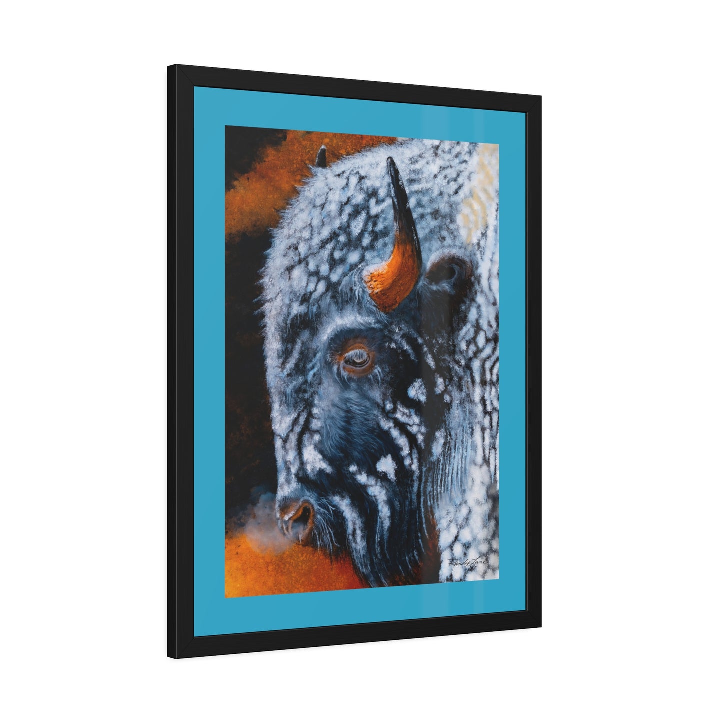Storm Bison, Framed Fine Art Prints