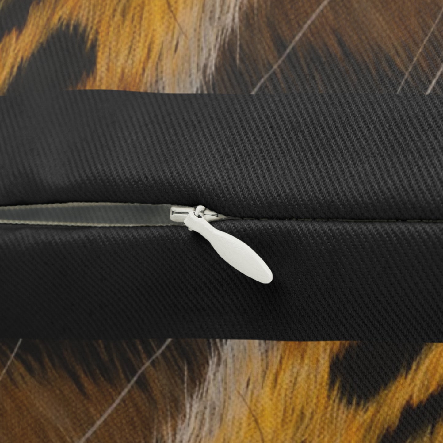 Windows to the Soul, Leopard Spun Polyester Lumbar Pillow