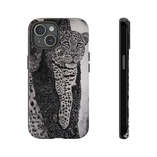 Tree Hugger, Leopard Phone Case