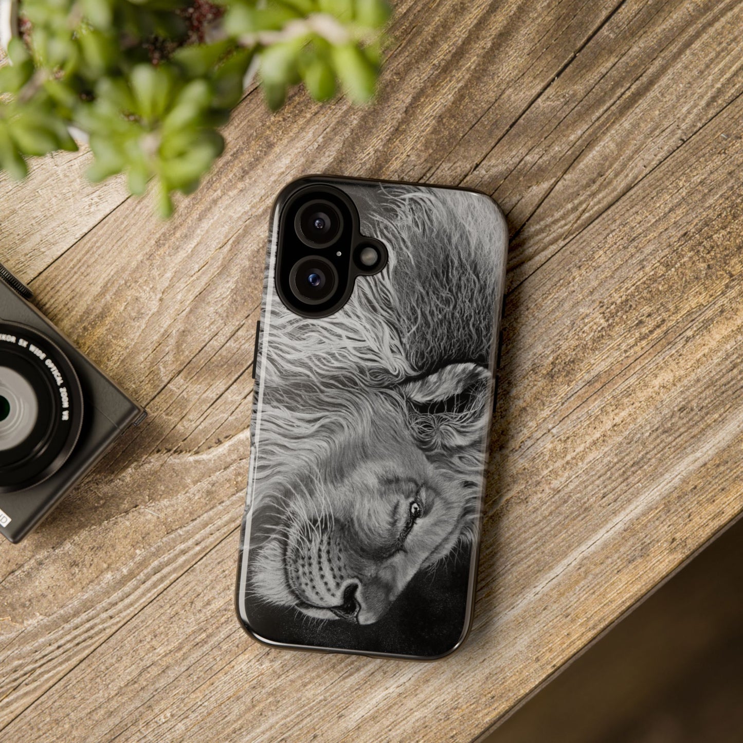 King of Cool, Lion Phone Case, Tough & Artistic Smartphone Case
