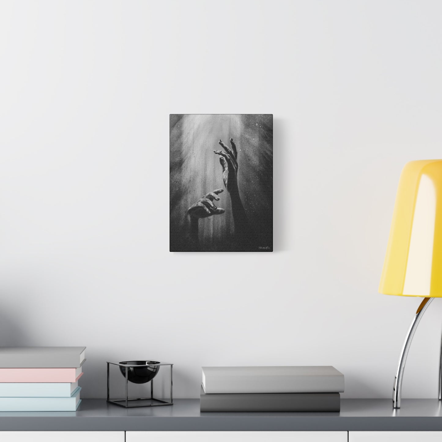 Divine Dance. Artistic Stretched Matte Canvas Wall Art