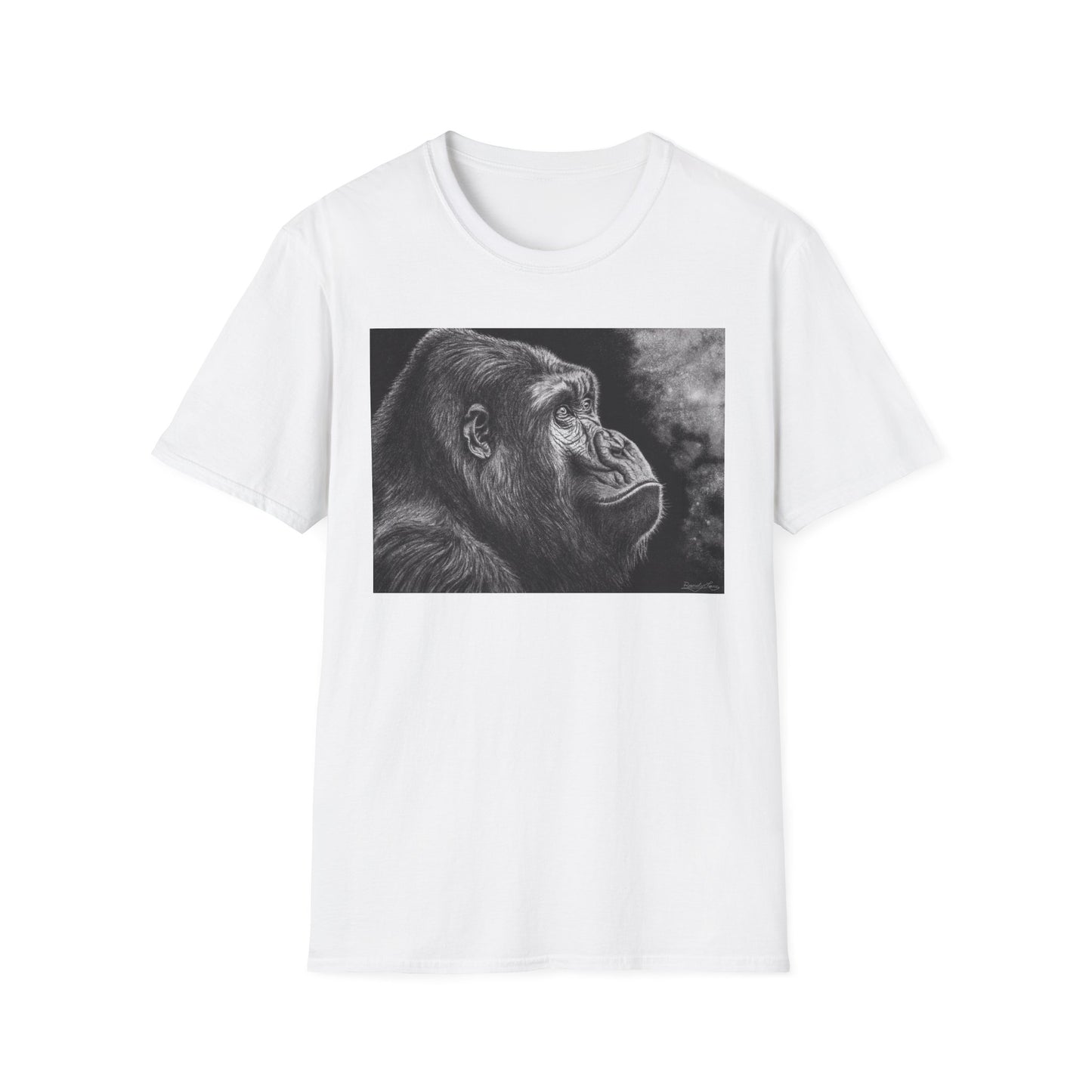 Gorilla Art T-Shirt, Unisex Tee
