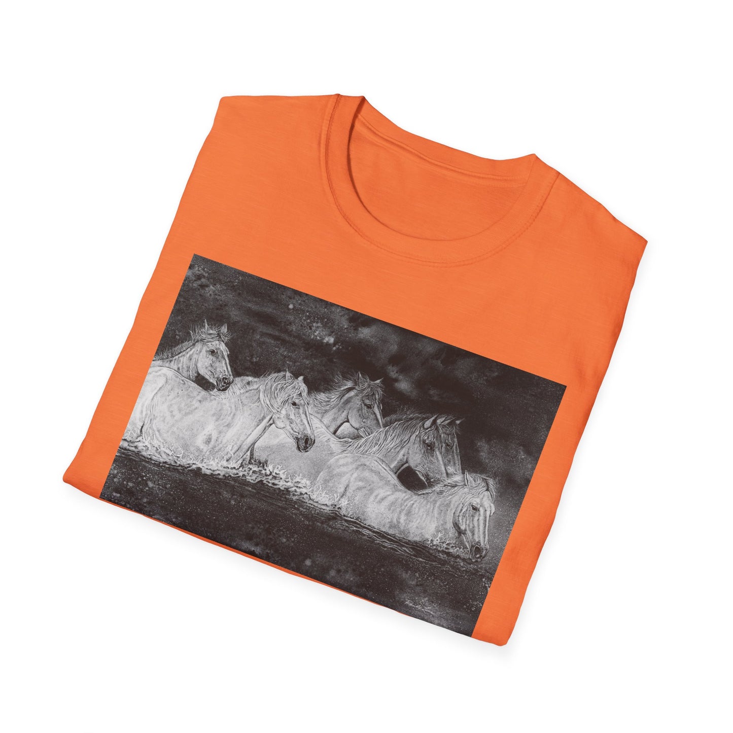 Night Swim, Horse Unisex Tee,