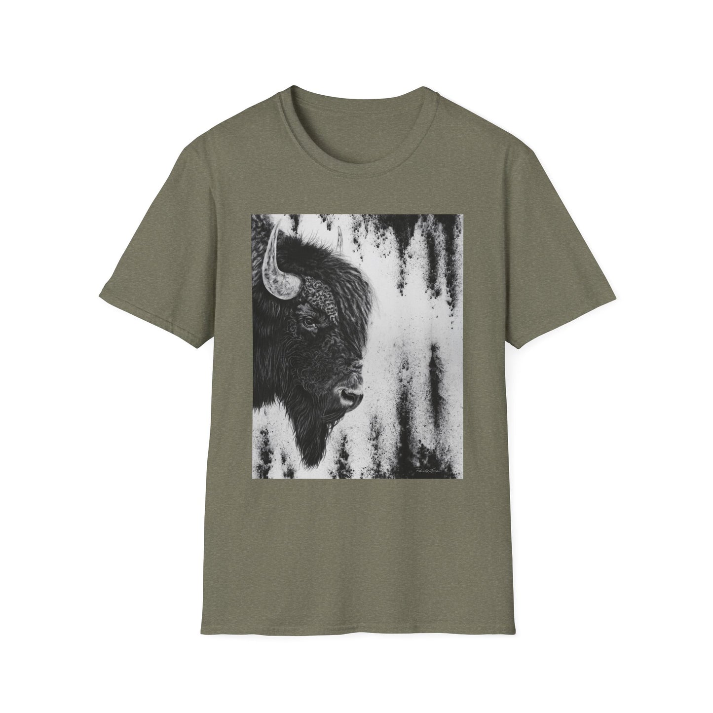 Pride, Bison Graphic Tee, Unisex Softstyle T-Shirt