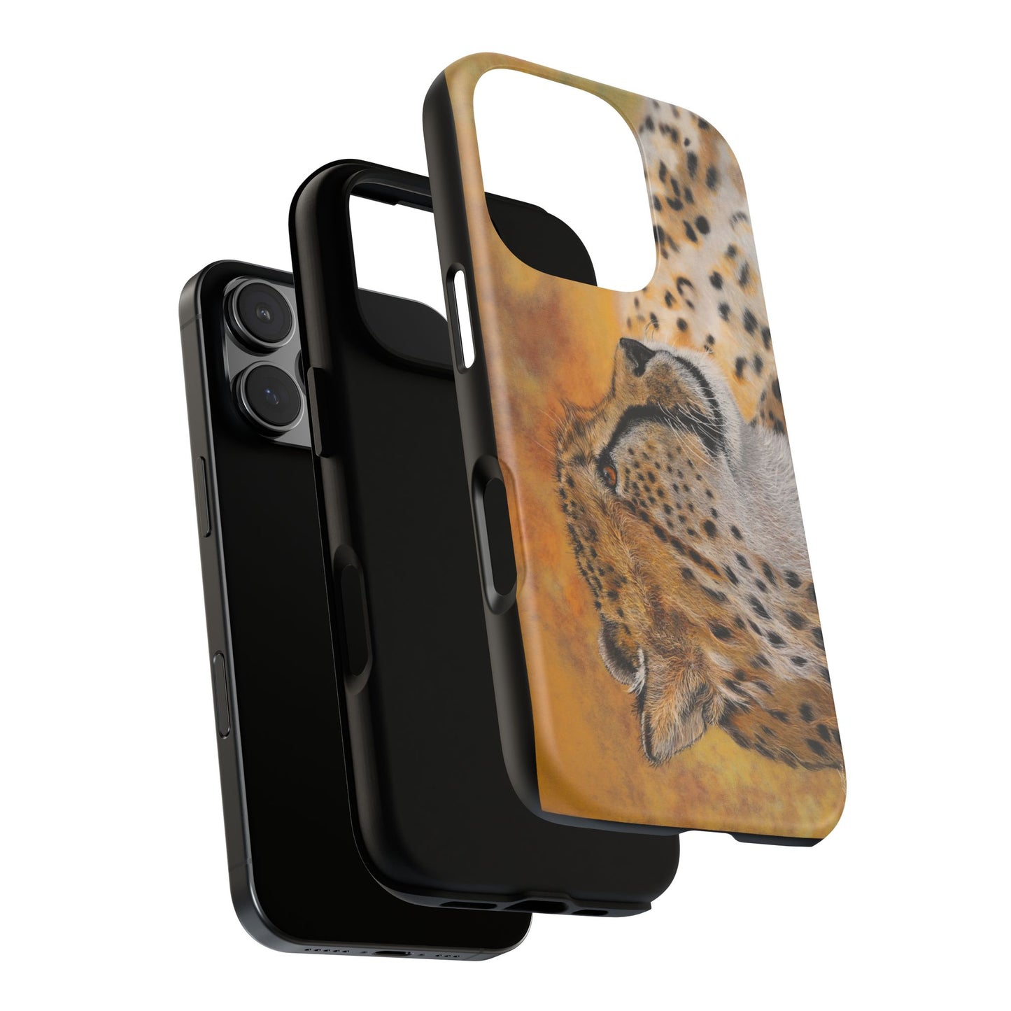Cheetah Chill, Cheetah Phone Case, Tough Cases