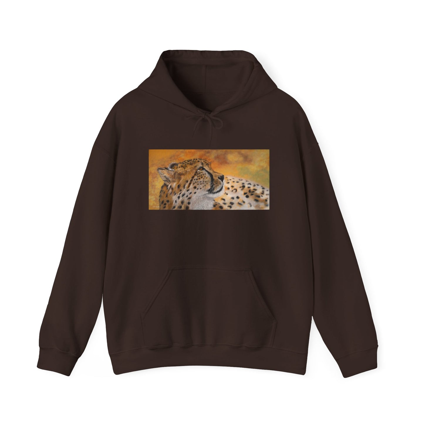 Cheetah Chill, Cheetah Unisex Hooded Sweatshirt
