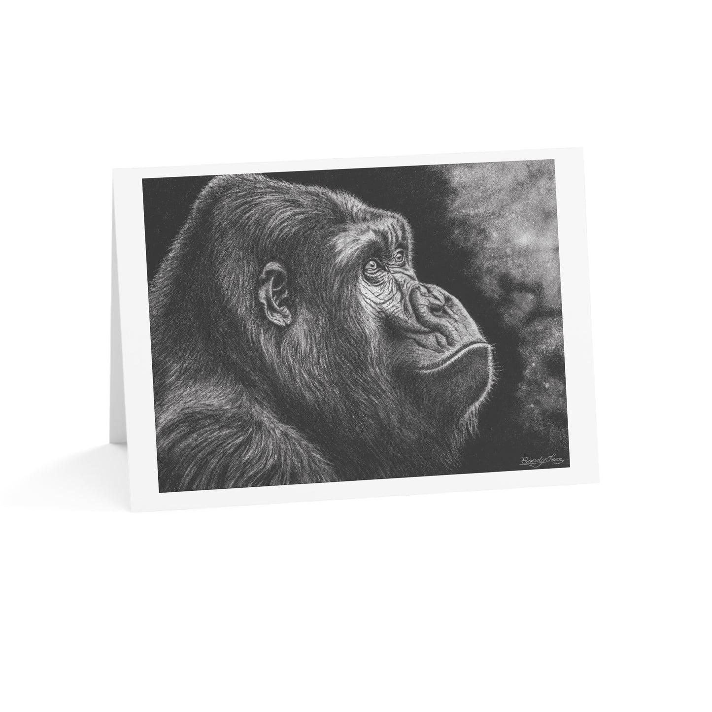 Gorilla Greeting Cards - 1 to 50 Packs