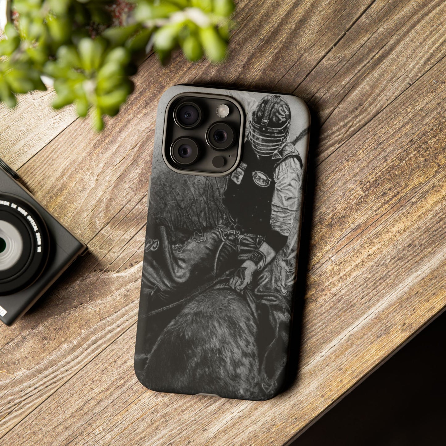 Gettin Frosty. Bull Rider Tough Cases: Durable Phone Case
