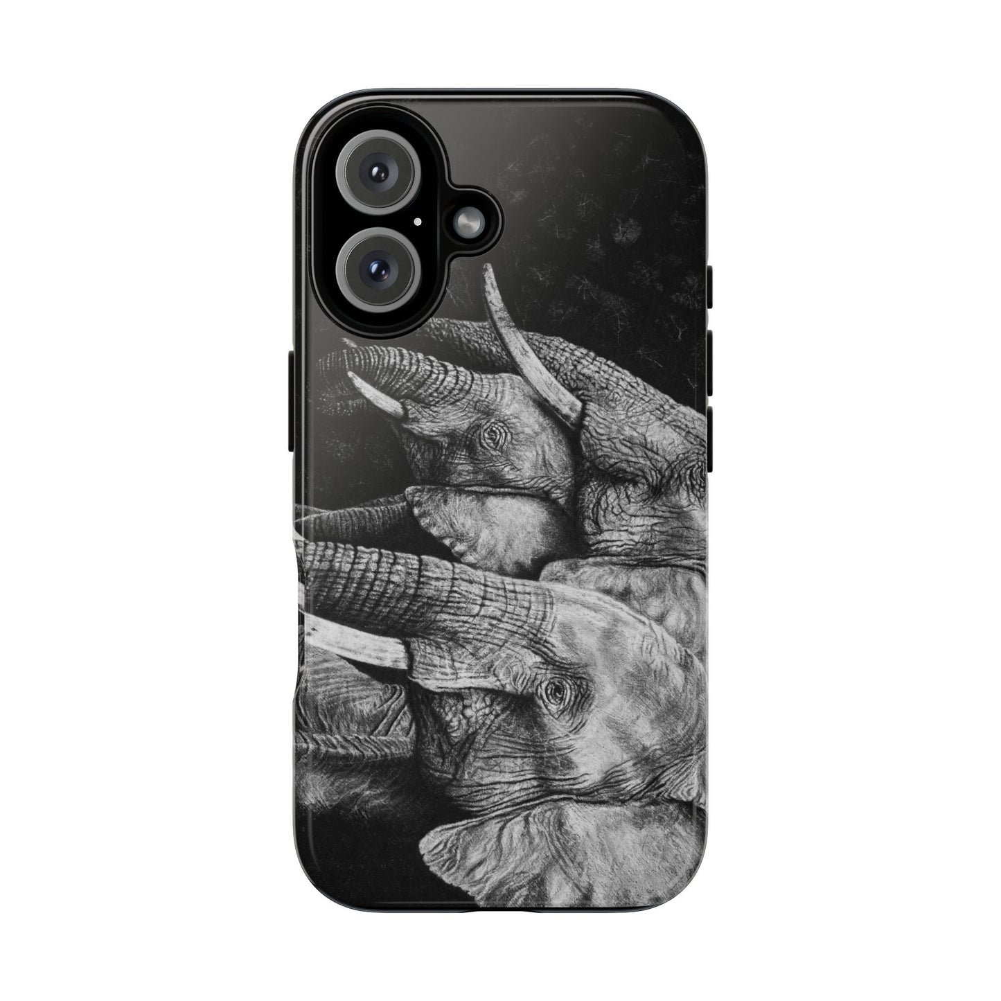 Brushland Bond. Elephant Art Tough Phone Case