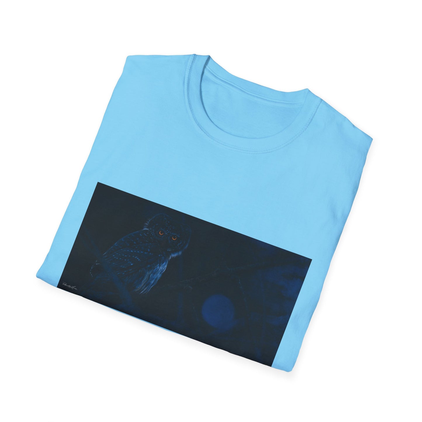 Bright Eyes, Owl theme Unisex Softstyle T-Shirt