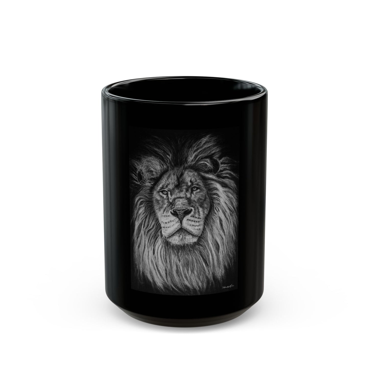 The Mane Event, Lion Black Mug (11oz, 15oz)