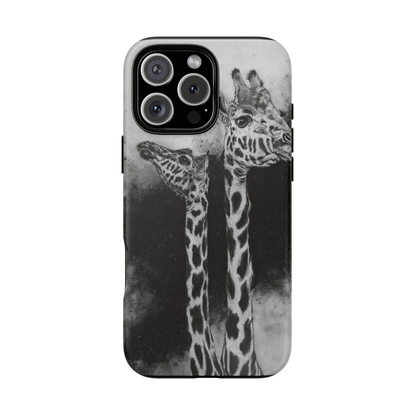 Grace in the Grassland, Giraffe Tough Phone Cases