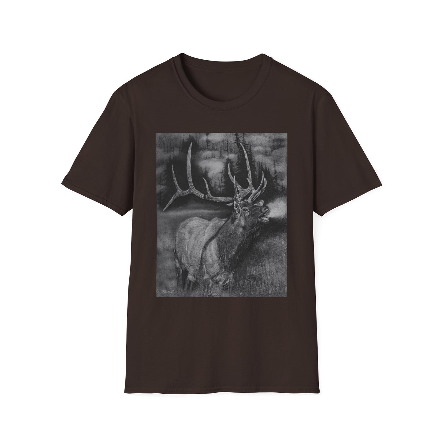 Mountain Music, Elk Unisex Soft T-Shirt