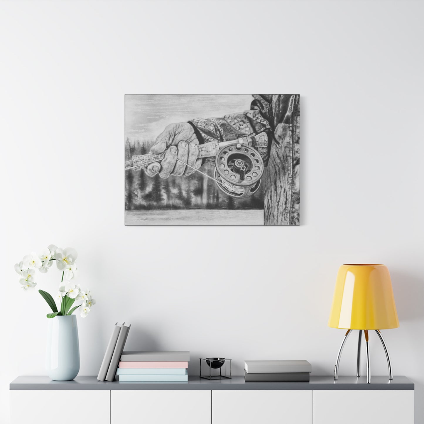 Therapy, Fishing Canvas Wall Art