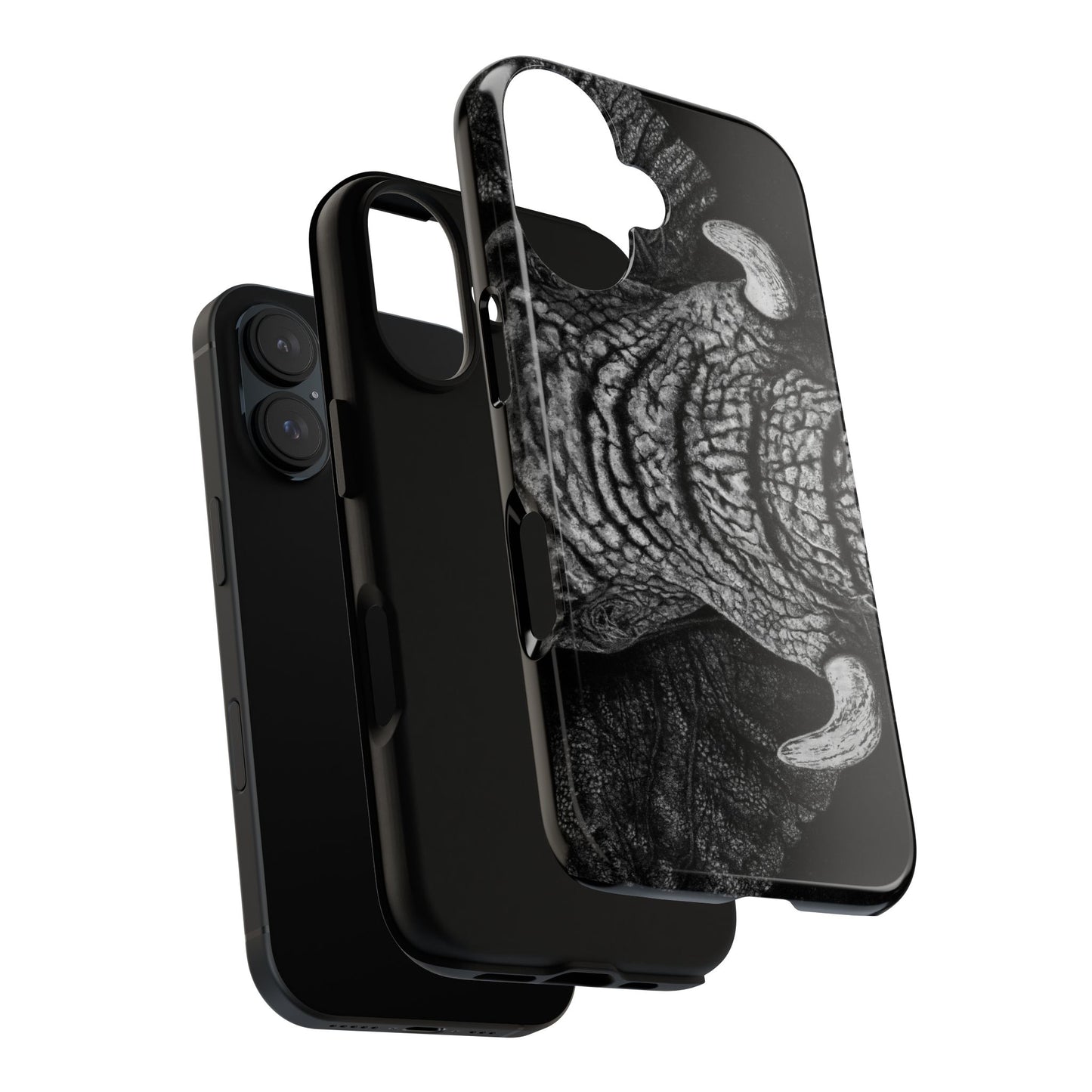 Ebony and Ivory, Elephant Phone Case, Tough Cases