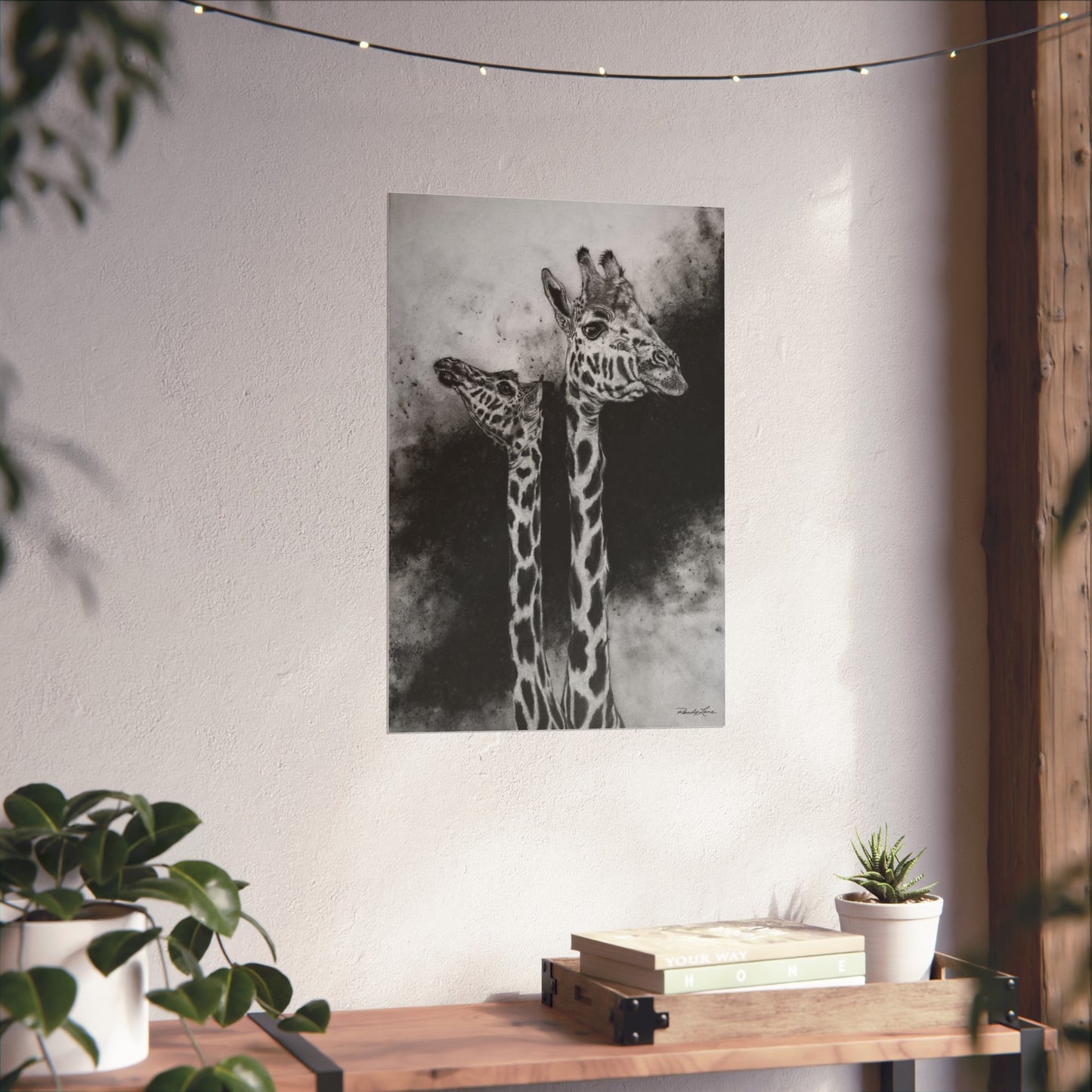 Grace in the Grasslands, Fine Art Giraffe Prints