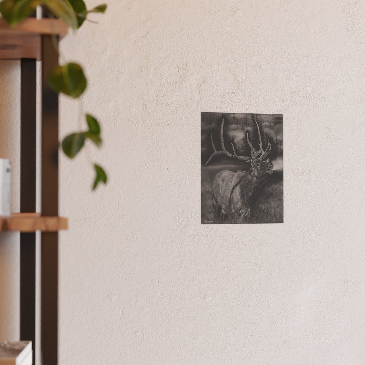 Mountain Music, Bull Elk Bugling Fine Art Print — Satin or Archival Matte