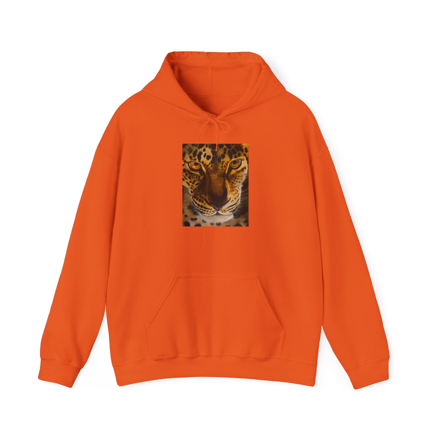Windows to the Soul, Cozy Unisex Hoodie, Leopard Print Sweatshirt