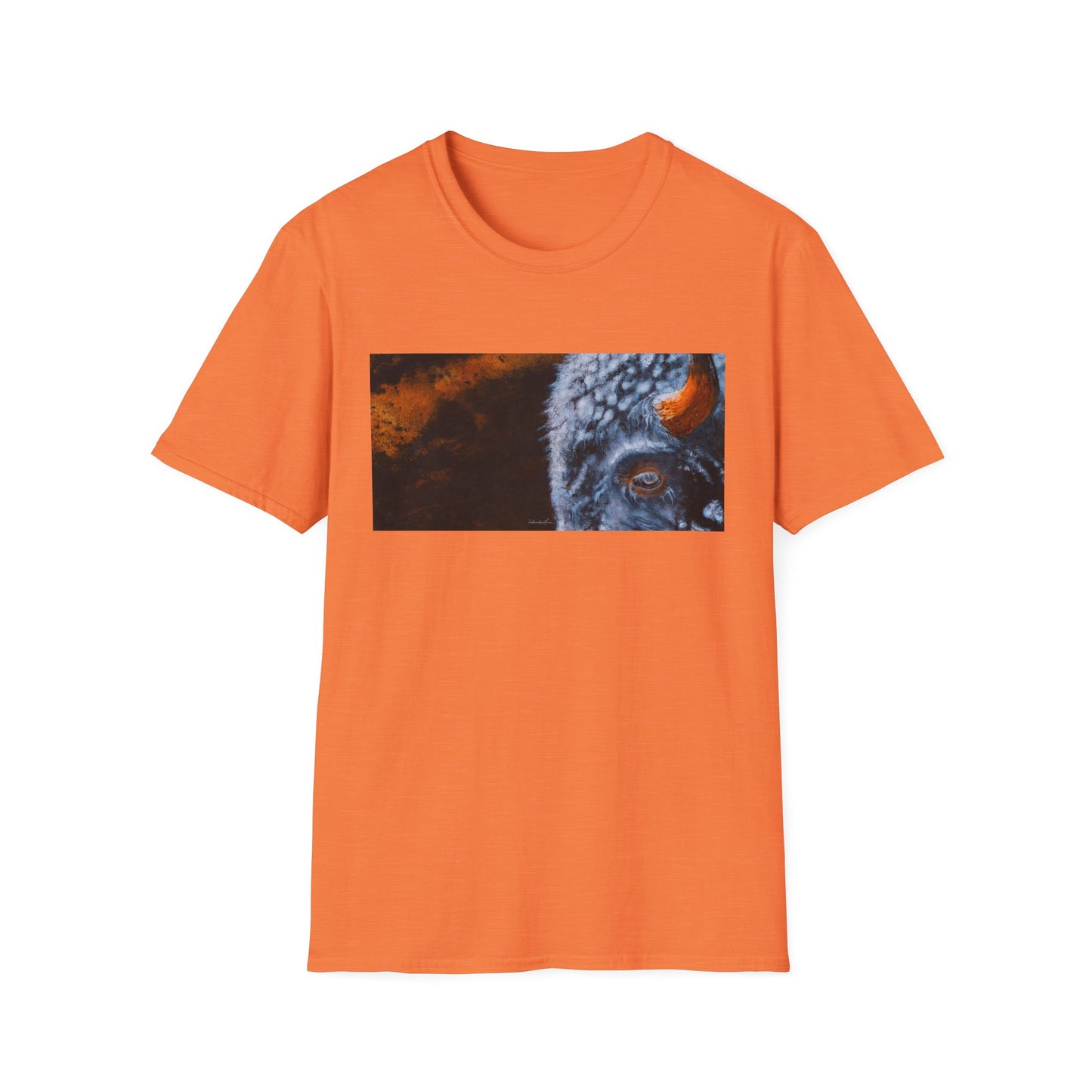 Storm Bison, Unisex Softstyle T-Shirt