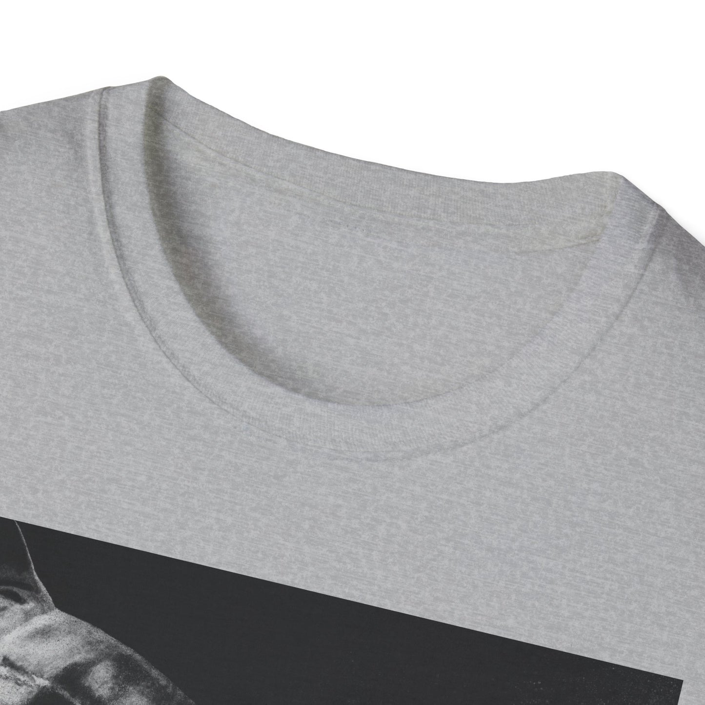 Below, Shark theme Unisex Soft T-Shirt