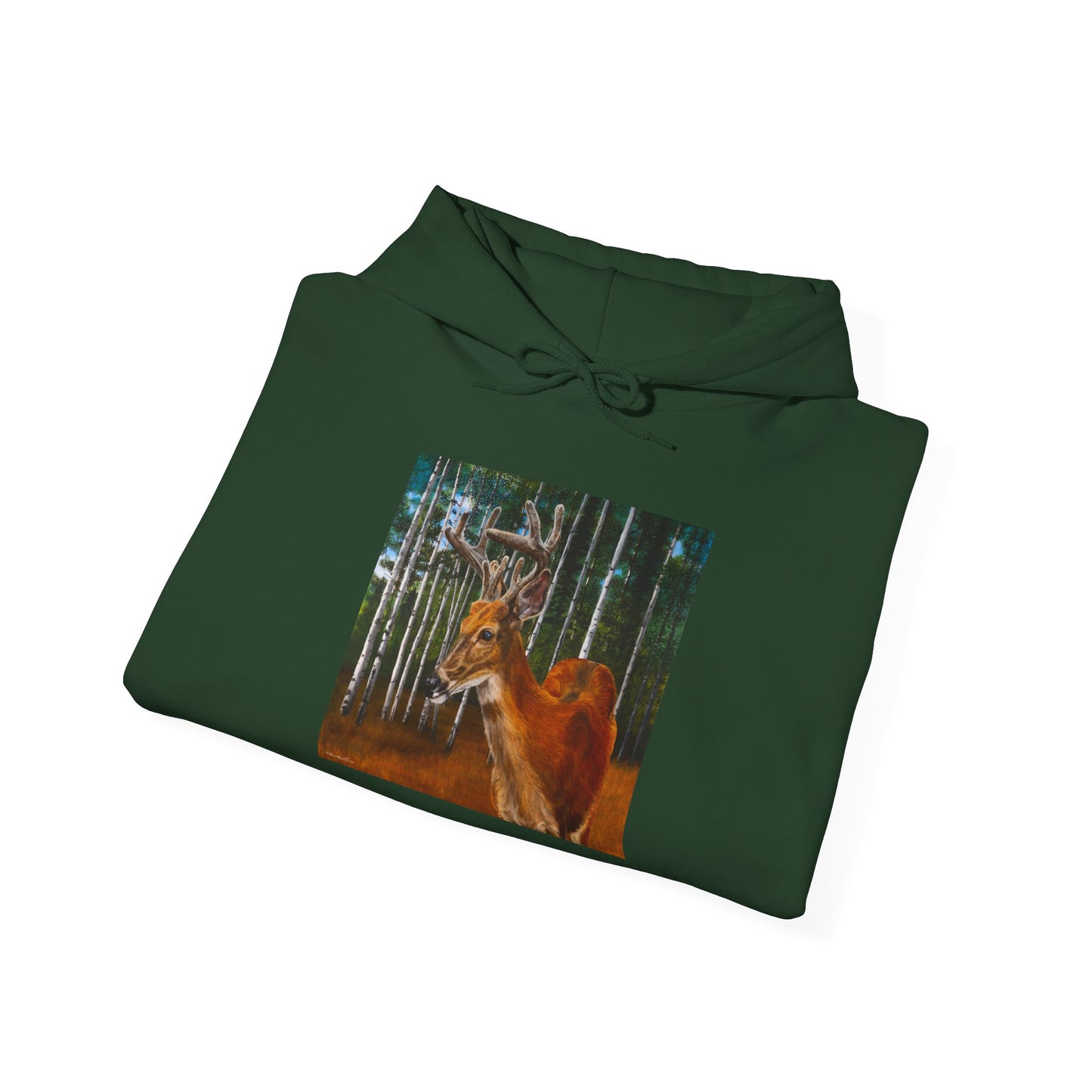 Velvet Crush, Deer Unisex Heavy Blend™ Hooded Sweatshirt