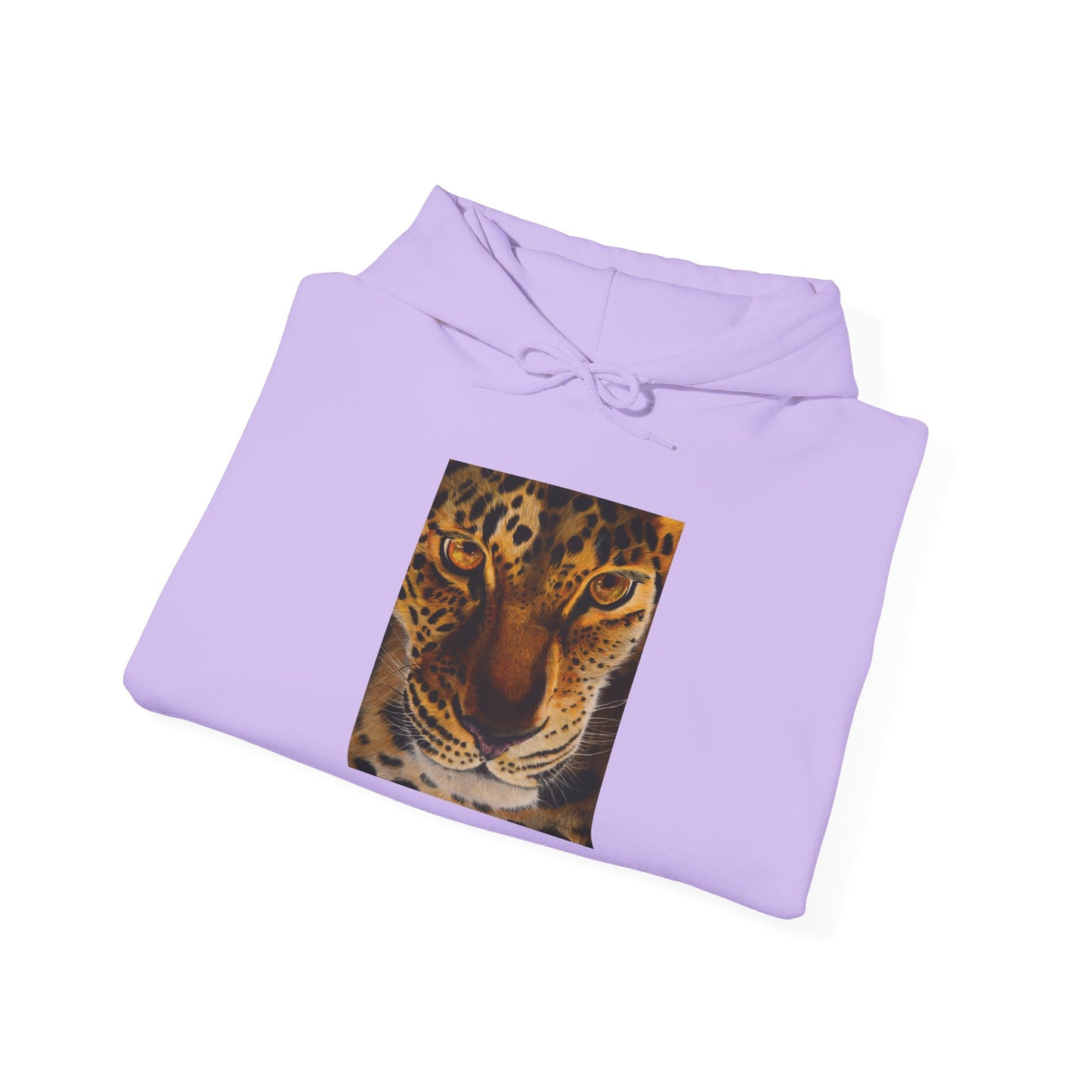 Windows to the Soul, Cozy Unisex Hoodie, Leopard Print Sweatshirt