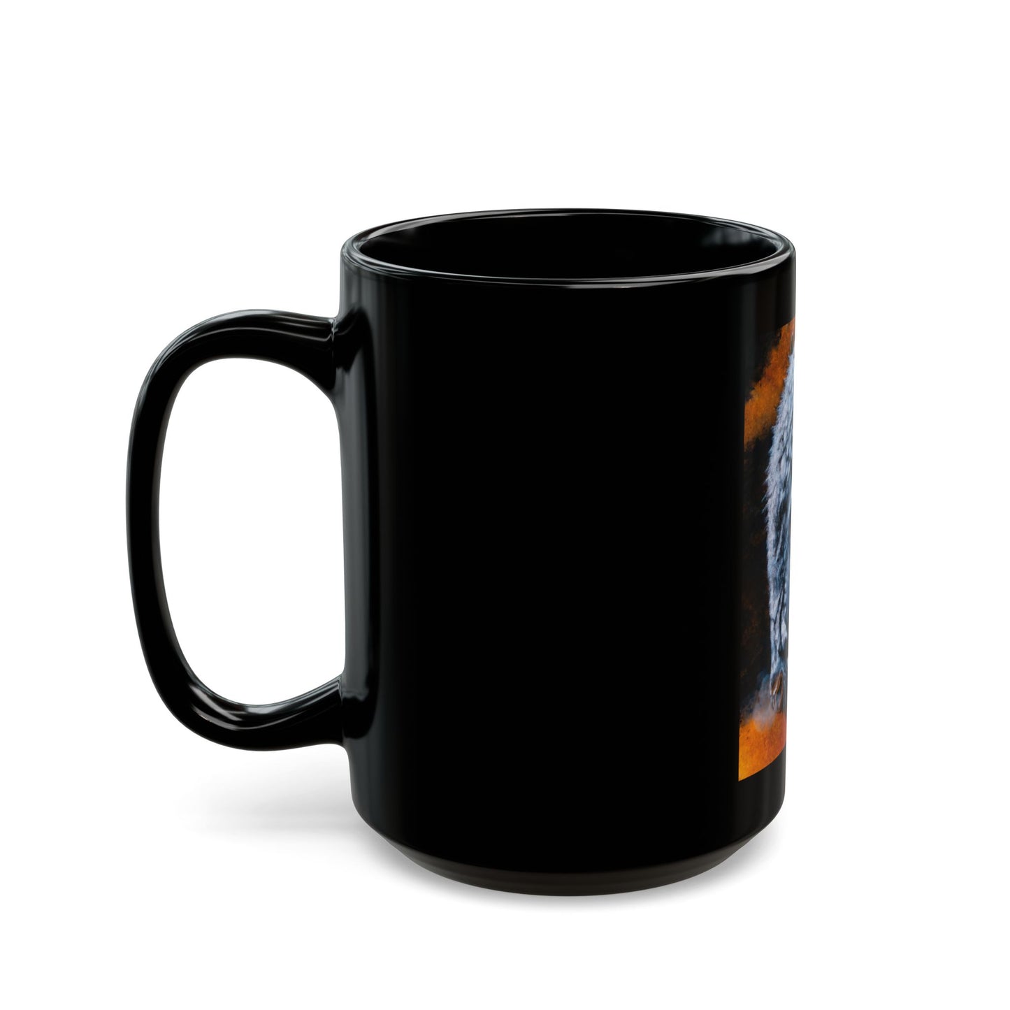 Storm Bison, Black Mug