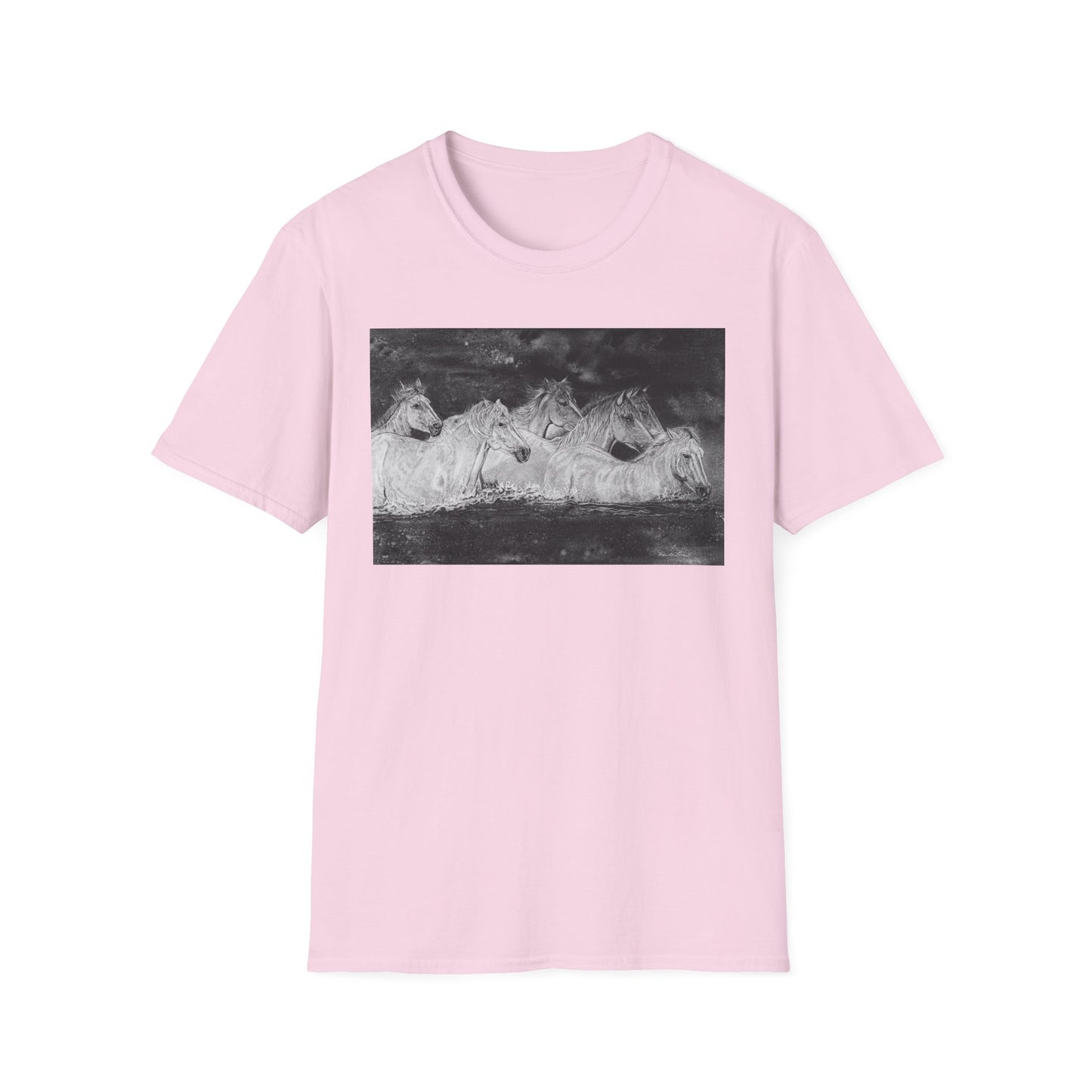 Night Swim, Horse Unisex Tee,