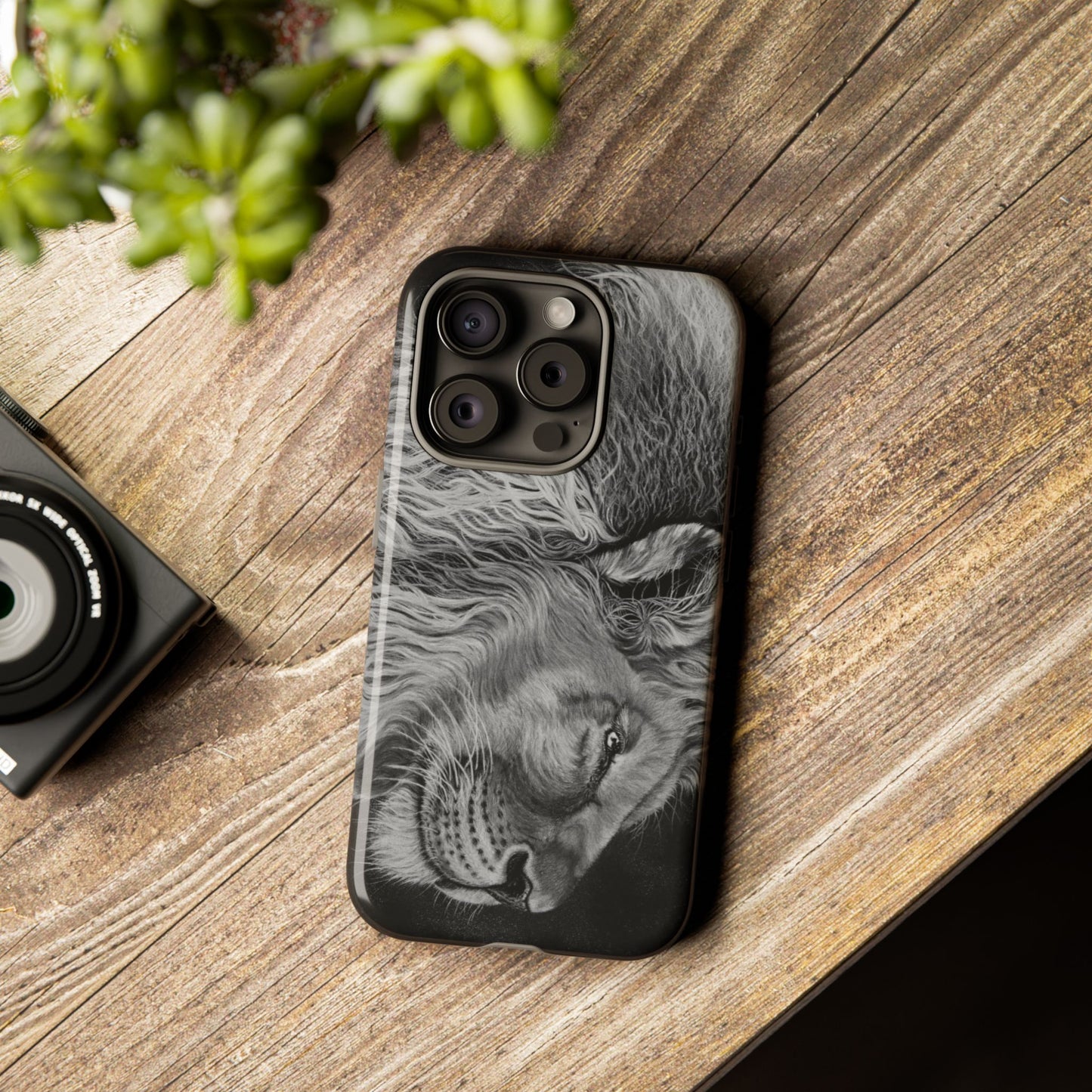 King of Cool, Lion Phone Case, Tough & Artistic Smartphone Case