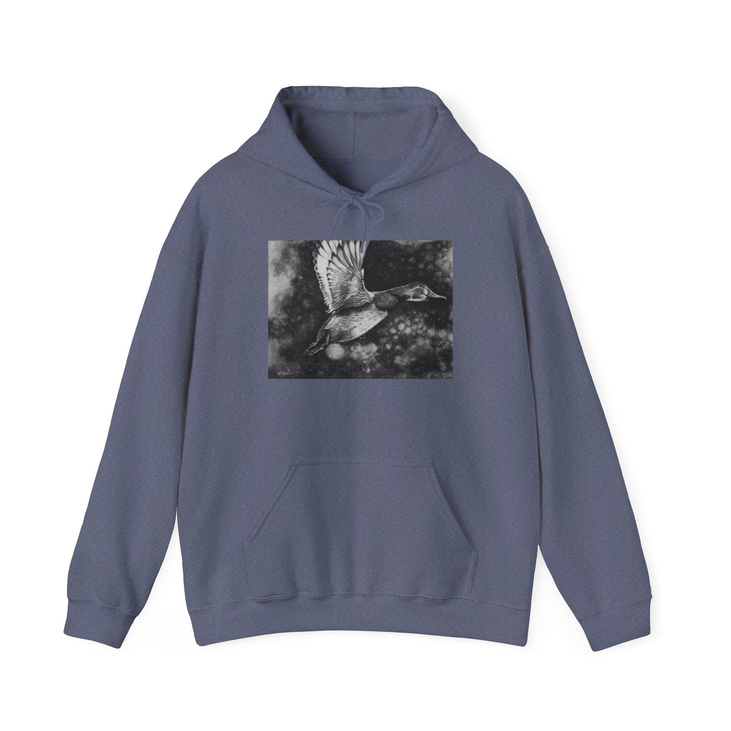 Flare, Flying Duck Unisex Hooded Sweatshirt