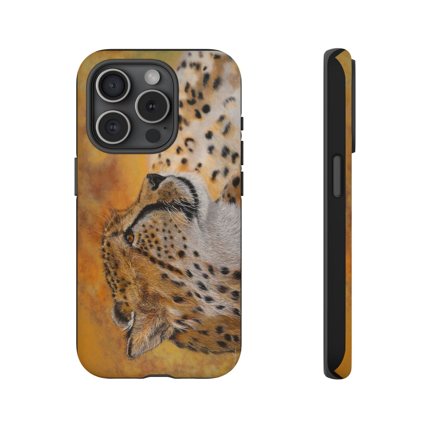 Cheetah Chill, Cheetah Phone Case, Tough Cases