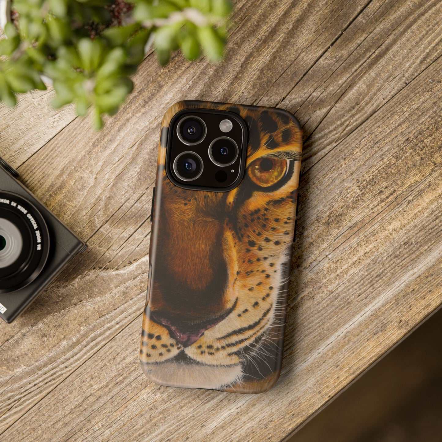 Windows to the Soul, Leopard Phone Case| Tough Cases