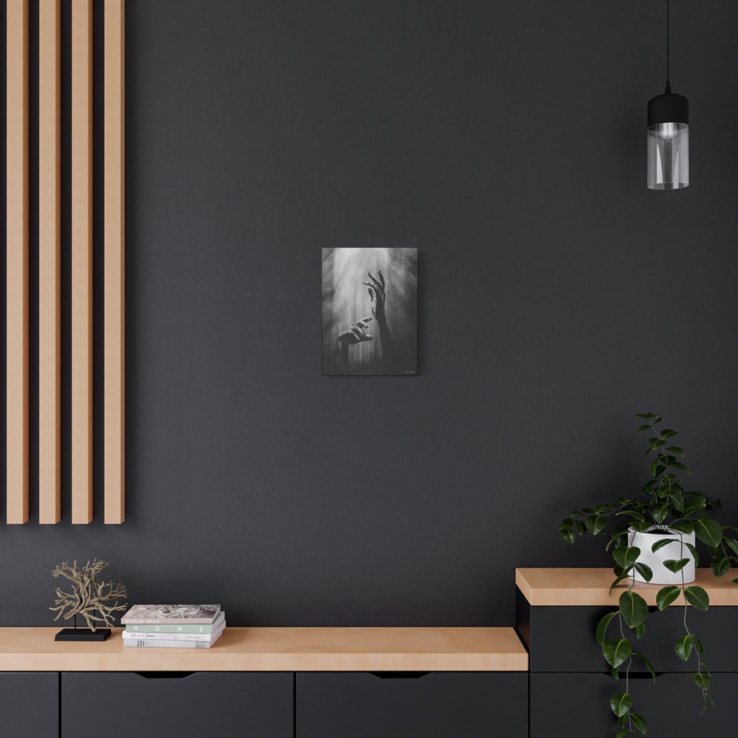 Divine Dance. Artistic Stretched Matte Canvas Wall Art