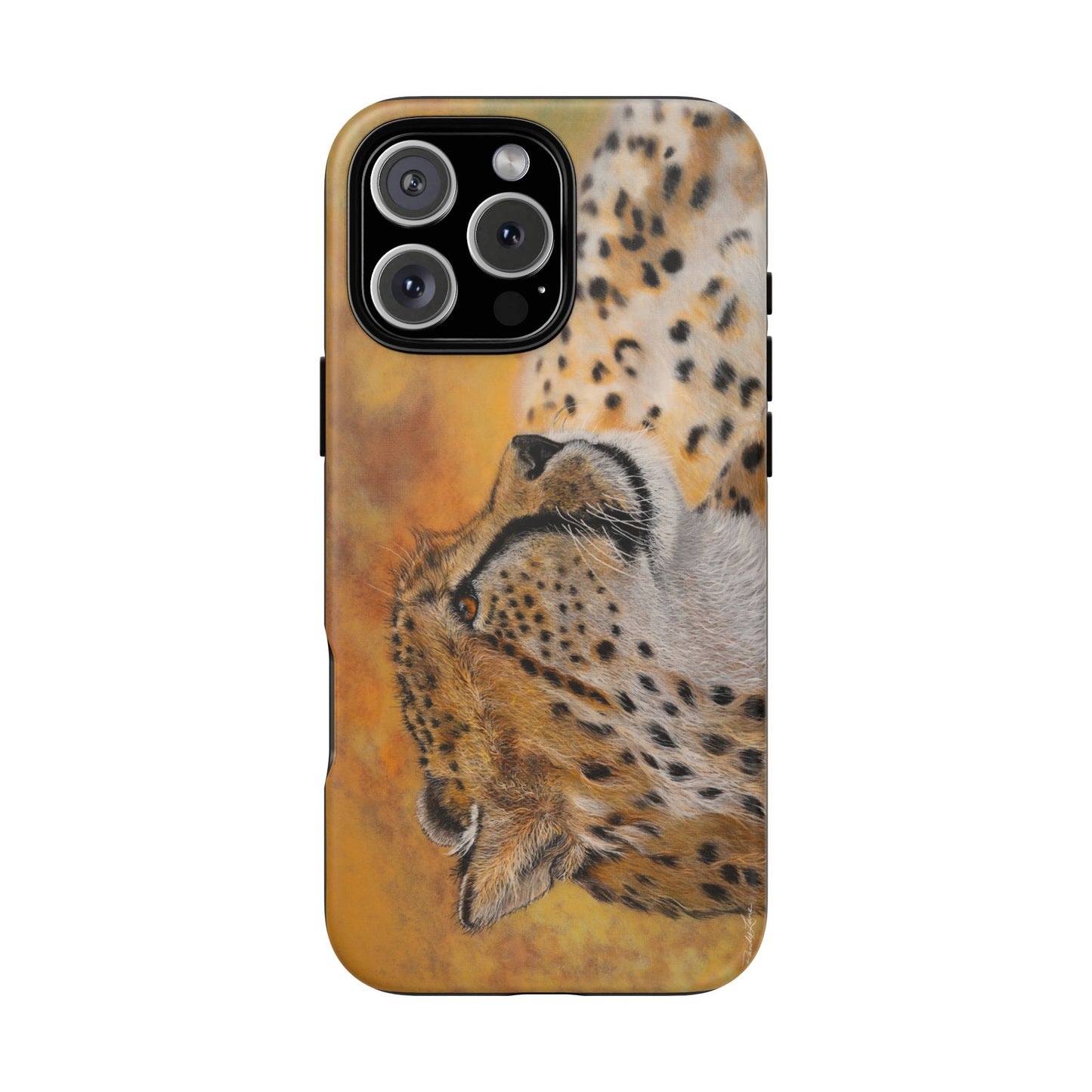 Cheetah Chill, Cheetah Phone Case, Tough Cases