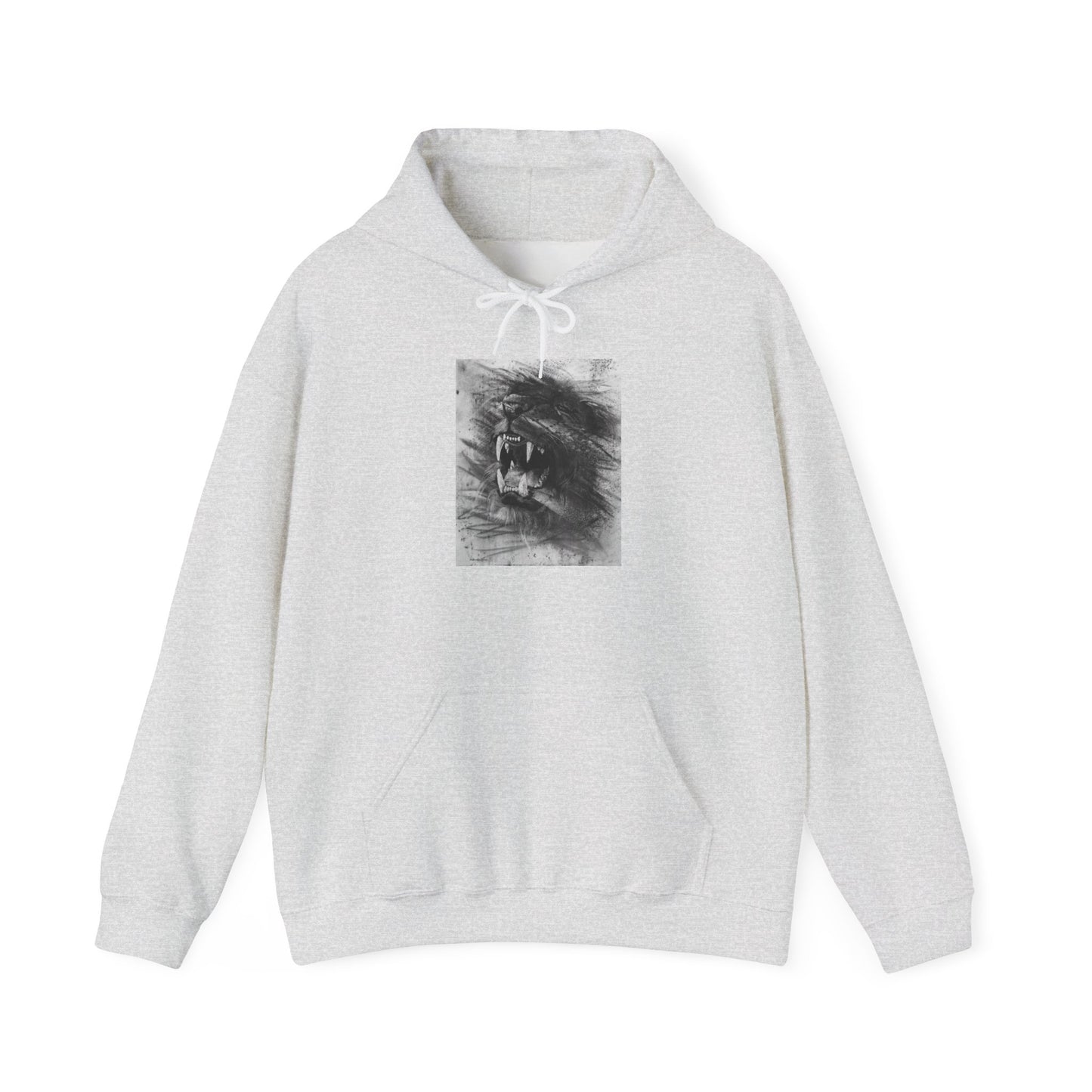 Let the Lion Roar, Lion Graphic Hoodie, Unisex Heavy Blend Hooded Sweatshirt