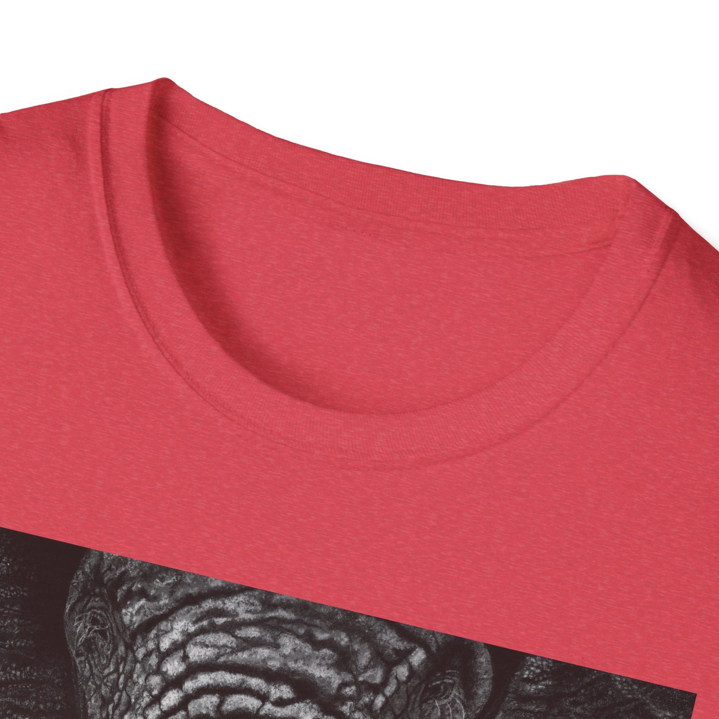 Ebony and Ivory, Elephant Graphic Unisex Softstyle T-Shirt