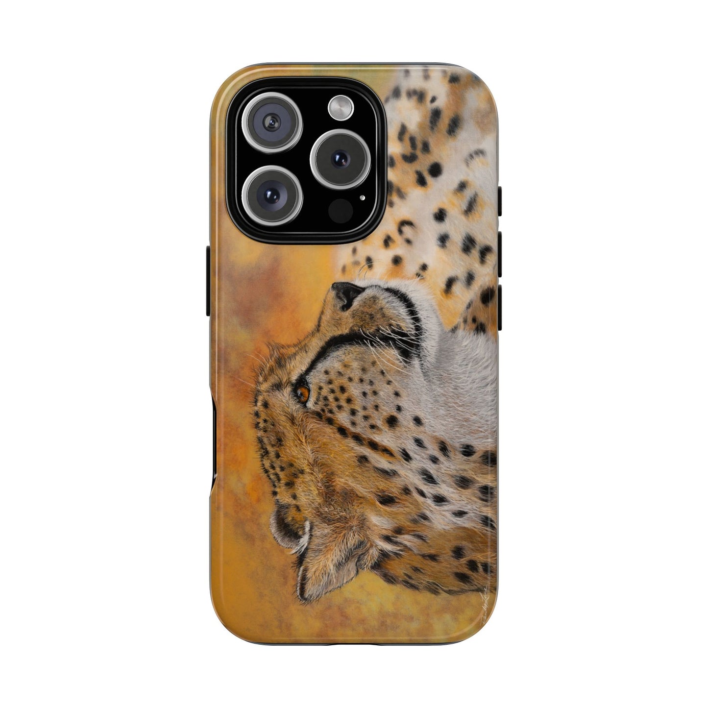 Cheetah Chill, Cheetah Phone Case, Tough Cases