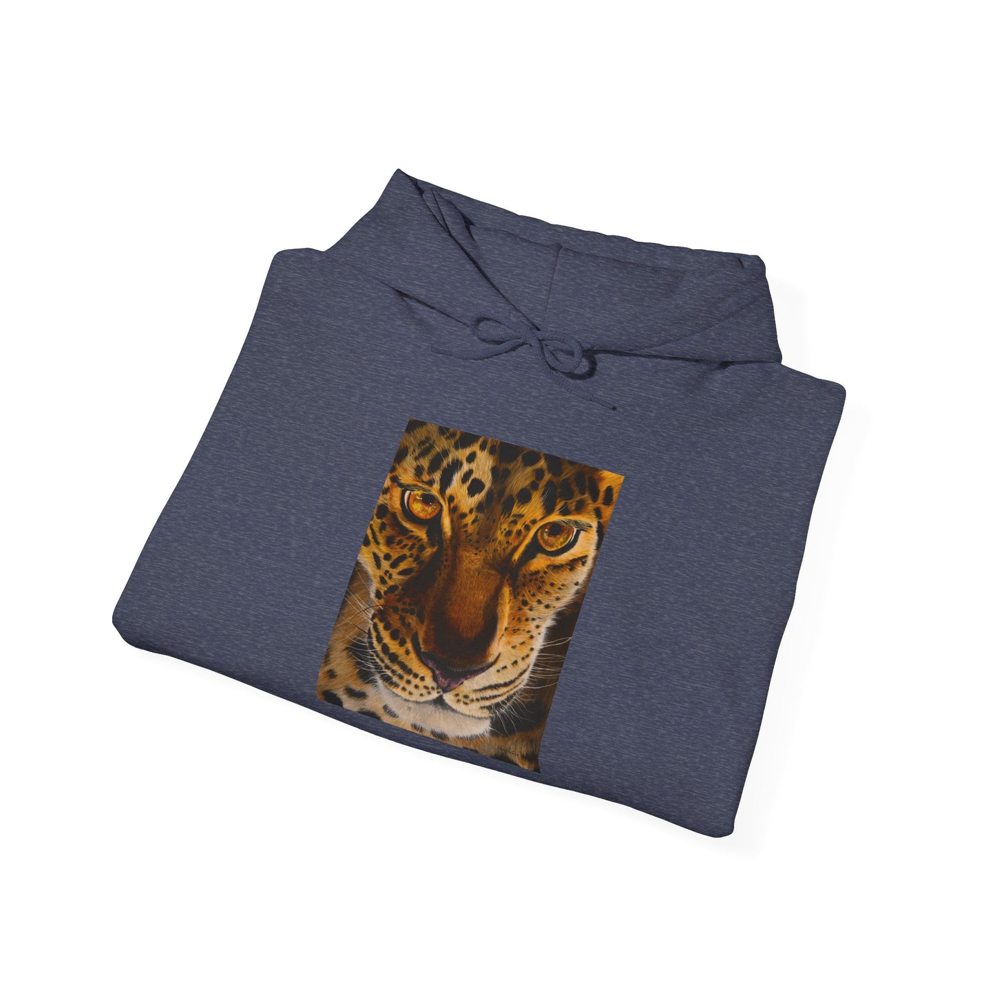 Windows to the Soul, Cozy Unisex Hoodie, Leopard Print Sweatshirt