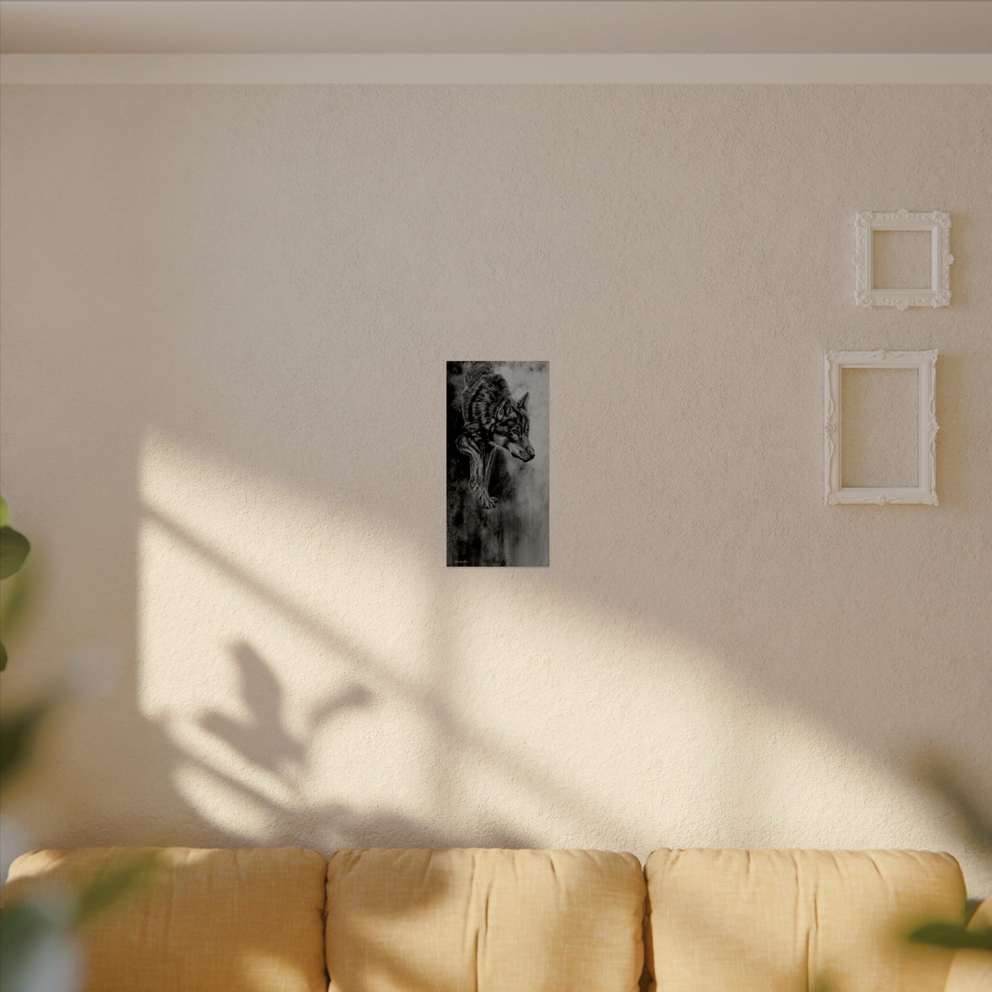 Specter, Wolf Painting Textured Matte Fine Art Print