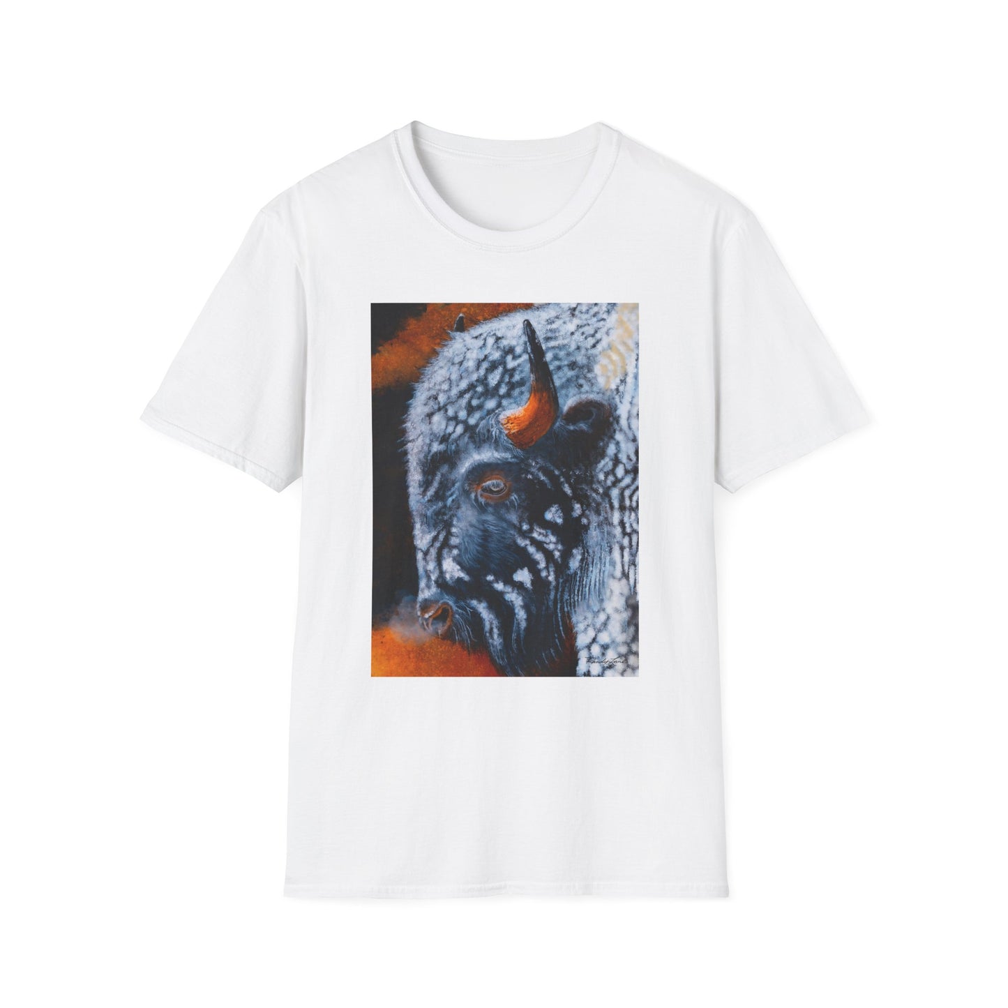 Storm Bison, Unisex Softstyle T-Shirt