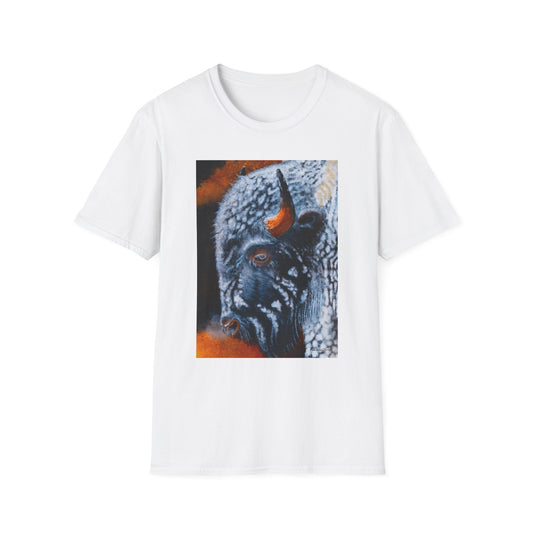 Storm Bison, Unisex Softstyle T-Shirt