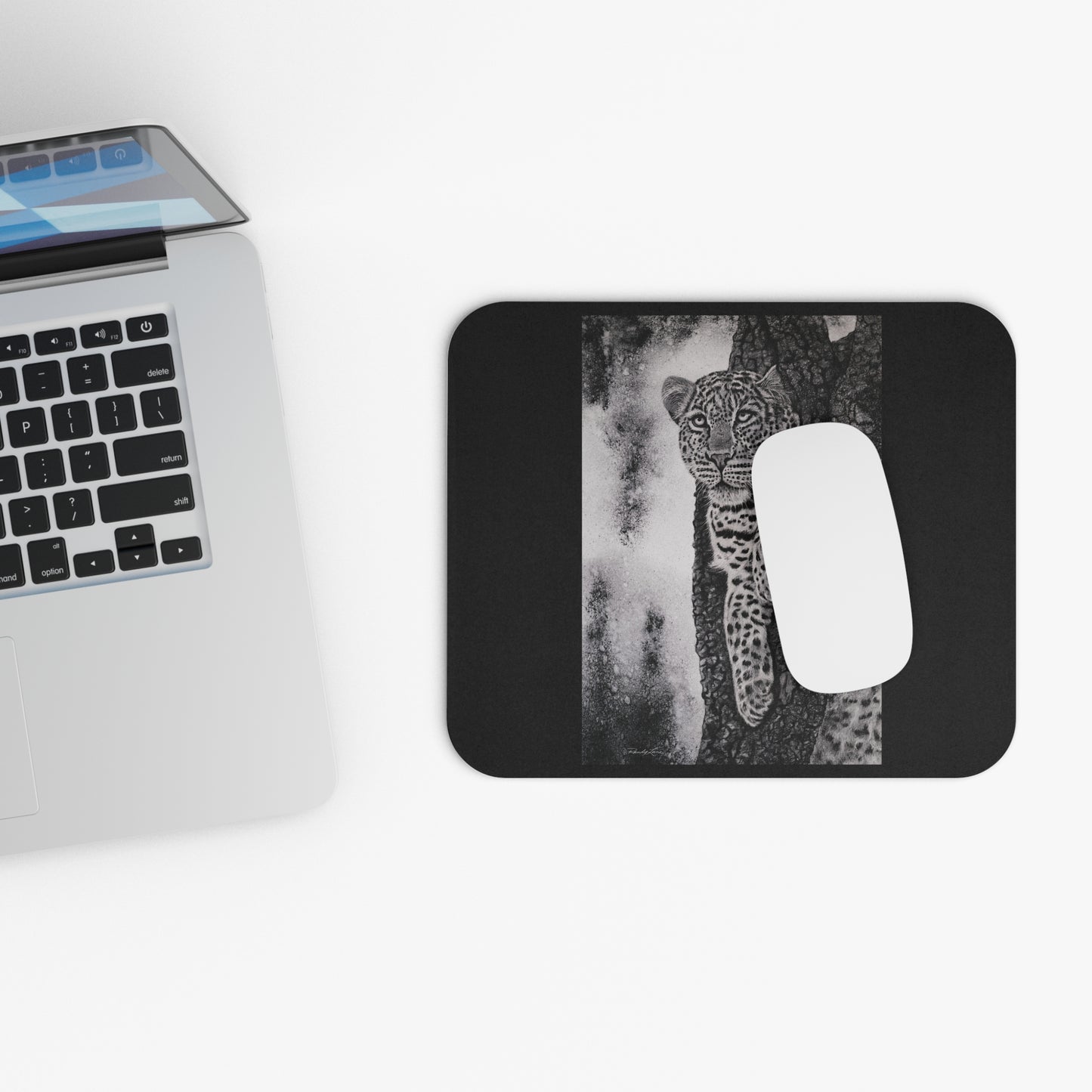 Tree Hugger, Leopard Mouse Pad